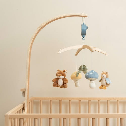 Karuzela do łóżeczka Forest Friends drewniana dla chłopca Little Dutch