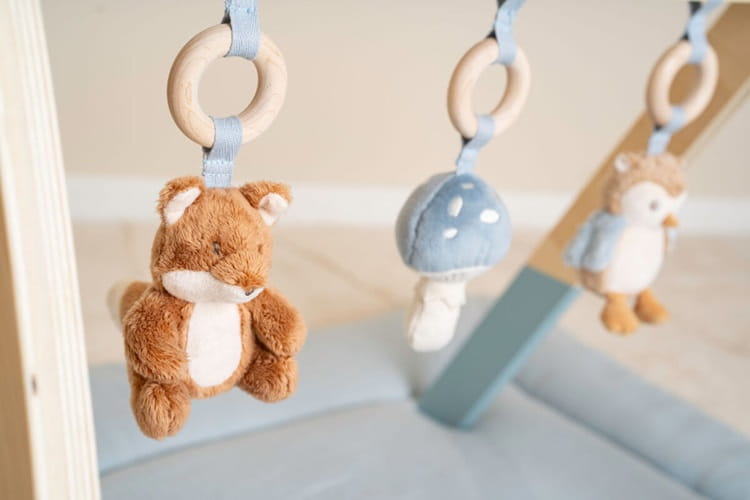 Baby gym stojak pałąk dla chłopca Forest Friends Little Dutch 8