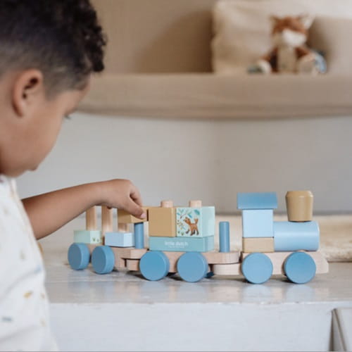 Pociąg niebieski Forest Friends Little Dutch 1