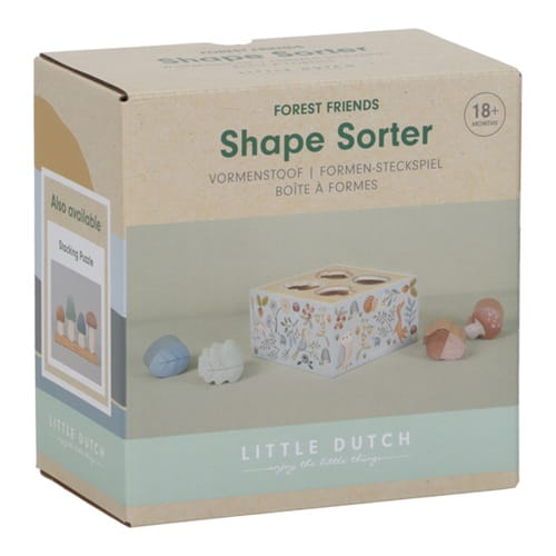 Sorter niebieski Forest Friends drewniany Little Dutch 7