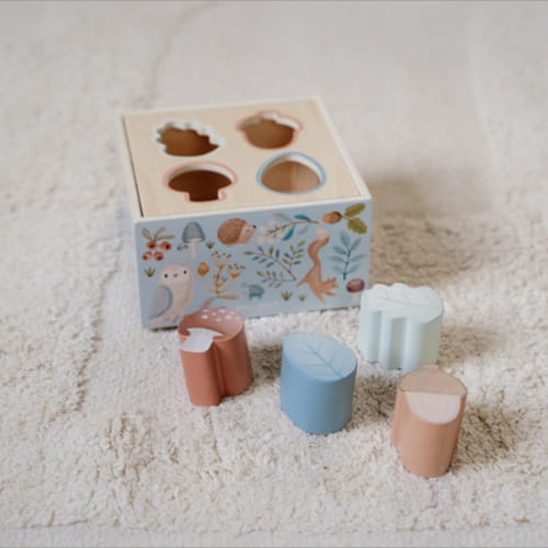 Sorter niebieski Forest Friends drewniany Little Dutch 4