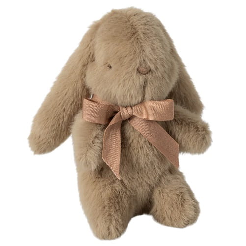 Maileg Króliczek przytulanka - Bunny plush, Mini - dusty brown