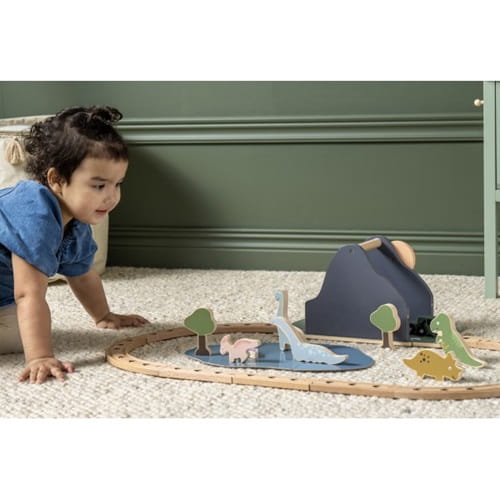 Drewniany tor dinozaury Jabadabado 4