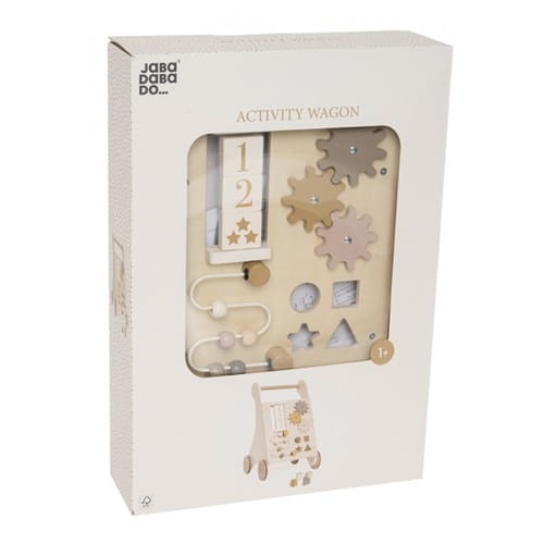 Drewniany chodzik pchacz naturalny Jabadabado  3