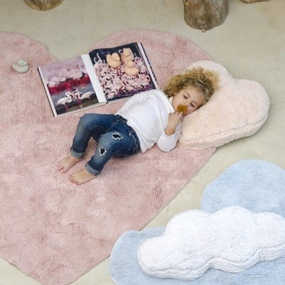 Lorena Canals Dywan do Prania w Pralce Puffy Love Nude 1