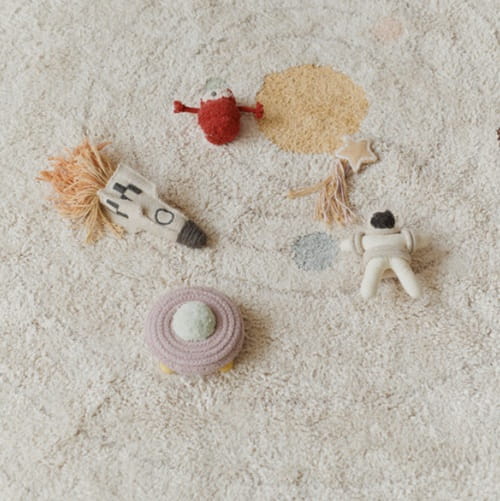 Dywan bawełniany do zabawy Układ Słoneczny do prania w pralce Lorena Canals 5