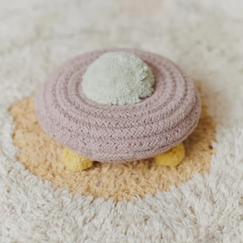 Dywan bawełniany do zabawy Układ Słoneczny do prania w pralce Lorena Canals 6