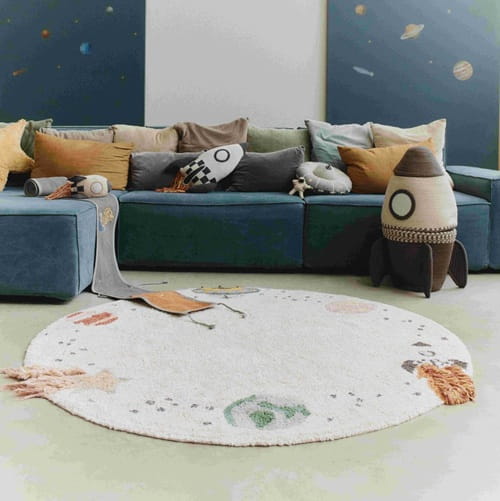 Dywan bawełniany Interstellar Journey do prania w pralce Lorena Canals 3