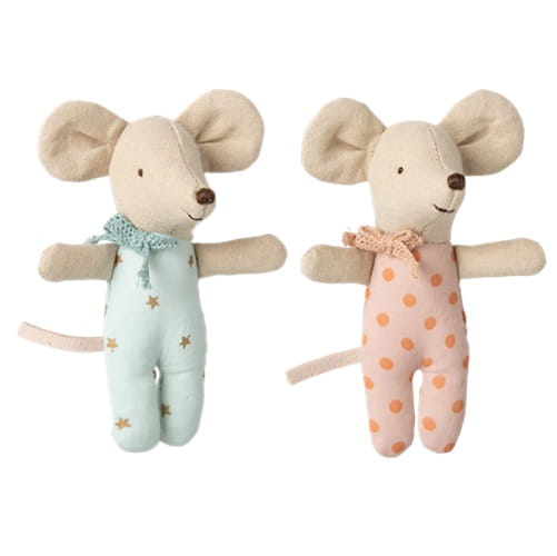 Maileg Myszki Bliźniaki w pudełku Baby mice Twins 2025 1