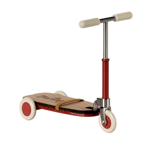 Maileg hulajnoga dla myszek czerwona