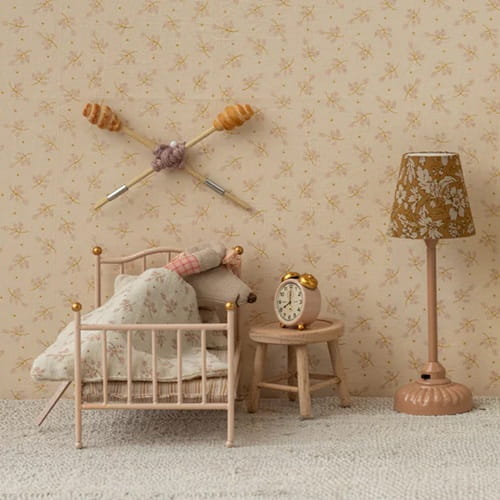 Maileg budzik zegar dla myszek różowy 1