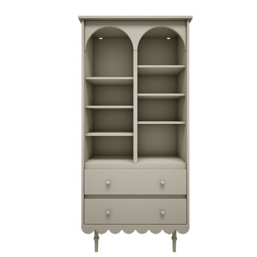 Regał wysoki dziecięcy Babushka oliwka 1