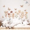 Naklejki na ścianę kwiaty boho zestaw I 3