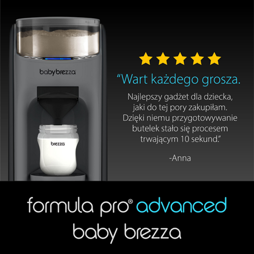 Baby Brezza ekspres do mleka Formula Pro Advanced Charcoal  7