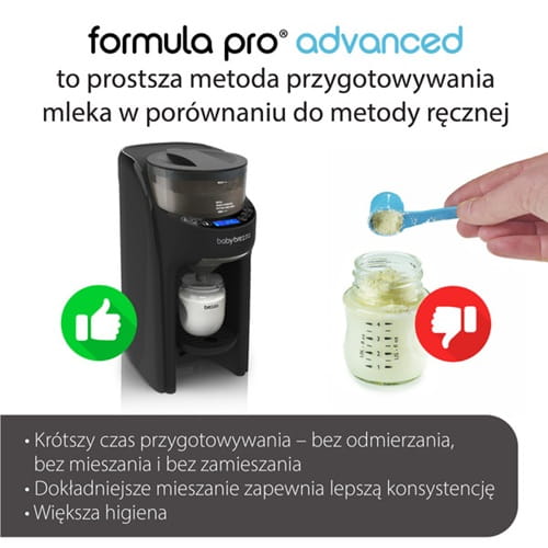 Baby Brezza ekspres do mleka Formula Pro Advanced All Black 7