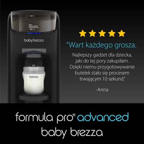 Baby Brezza ekspres do mleka Formula Pro Advanced All Black 8