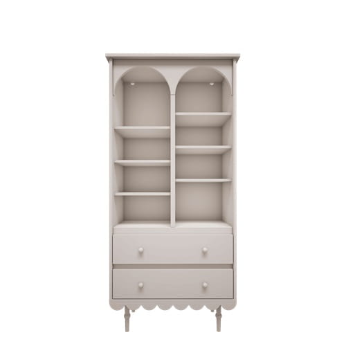 Regał wysoki dziecięcy Babushka biały