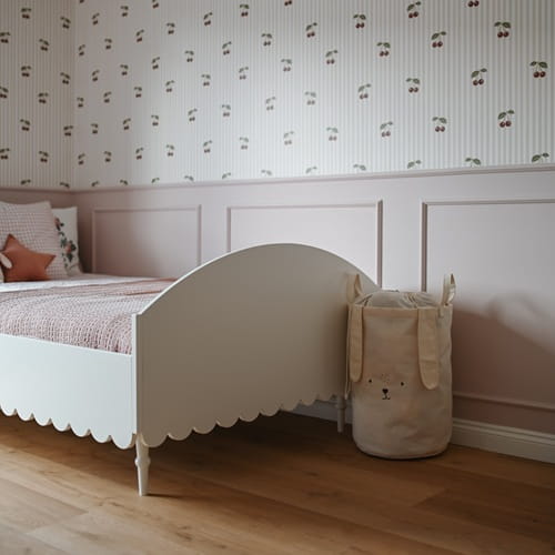 Łóżko dziecięce 120x200 cm Babushka białe  4