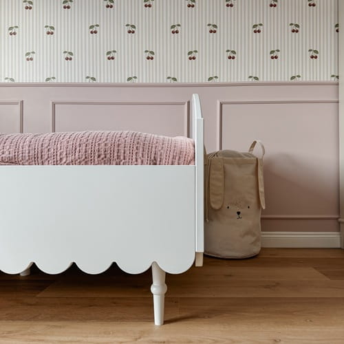 Łóżko dziecięce 120x200 cm Babushka białe  5