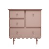 Komoda Babushka róż niska - dziecięca