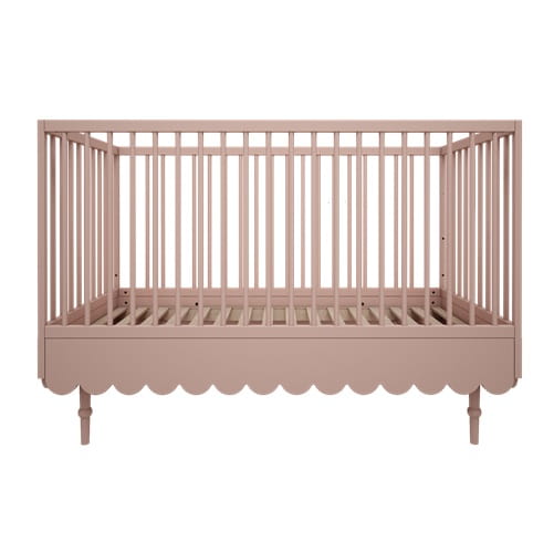 Łóżeczko Babushka 70x140 cm i tapczanik 2w1 róż 1