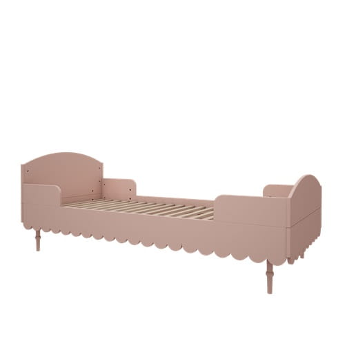 Łóżko Babushka 90x200 cm dziecięce róż