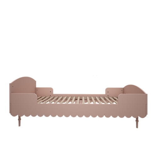 Łóżko Babushka 90x200 cm dziecięce róż 1