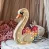 Drewniana Lampka Łabędź dla dzieci - tęczowy
