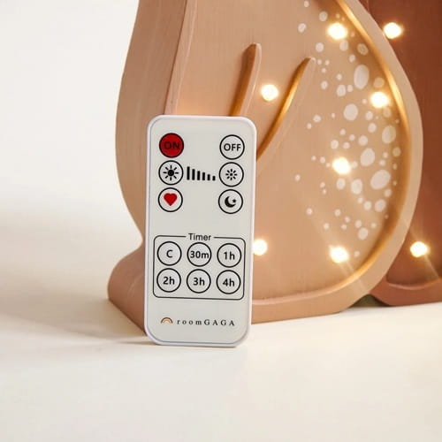 Drewniana Lampka Wiewiórka dla dzieci 7