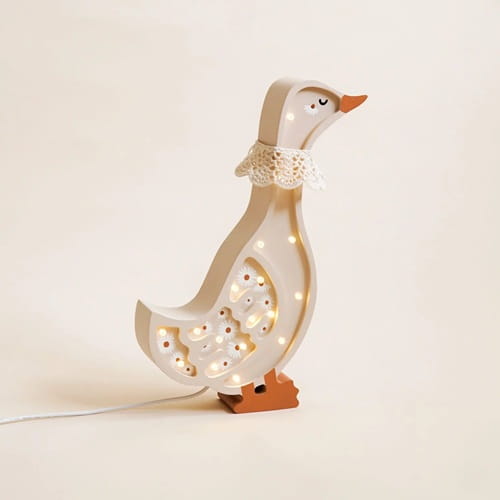 Drewniana Lampka Kaczka dla dzieci 4