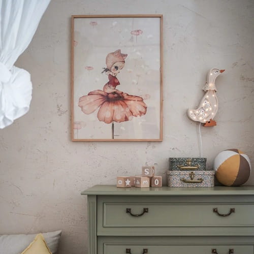 Drewniana Lampka Kaczka dla dzieci 2