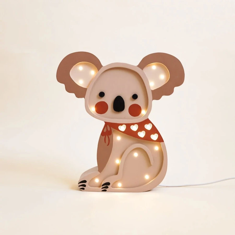 Drewniana Lampka Koala dla dzieci 1
