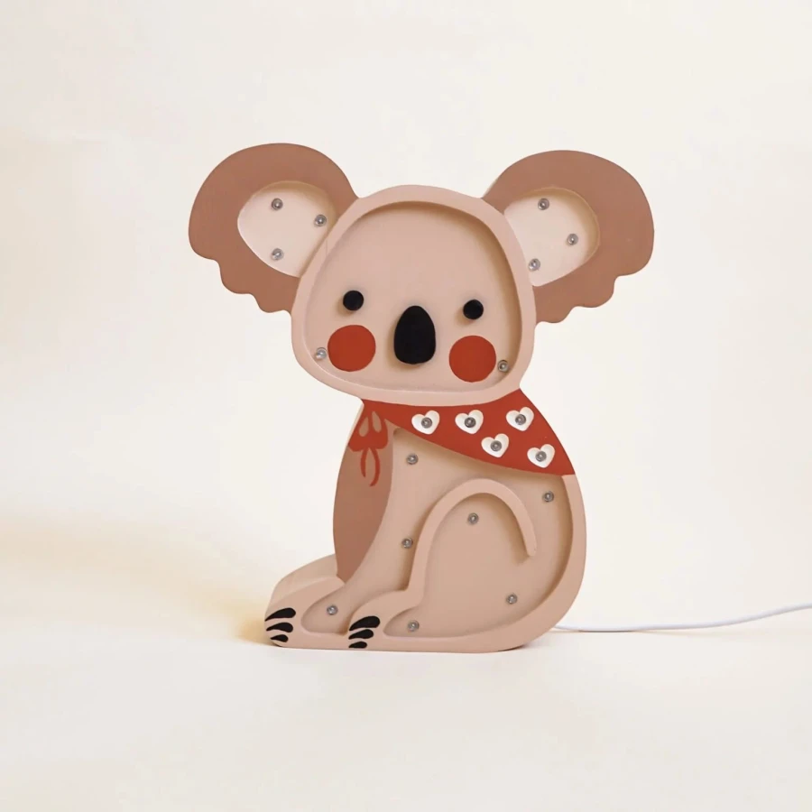 Drewniana Lampka Koala dla dzieci 6