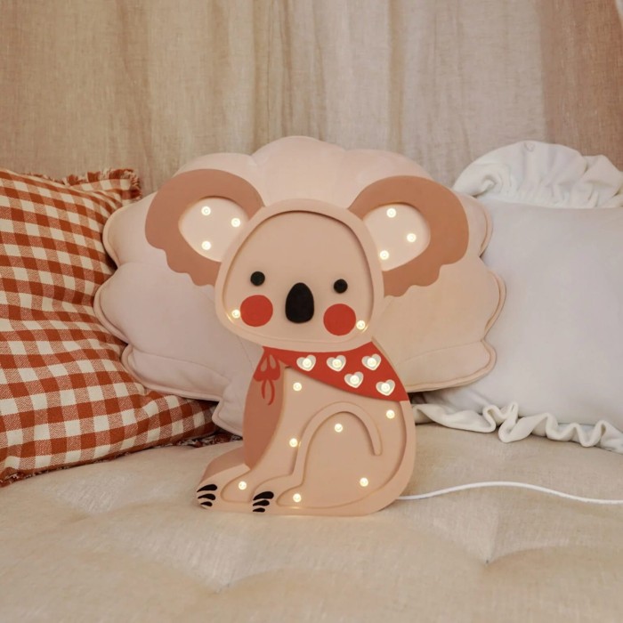 Drewniana Lampka Koala dla dzieci