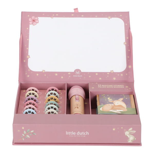 Latarka projektor z bajkami Róż Little Dutch 7