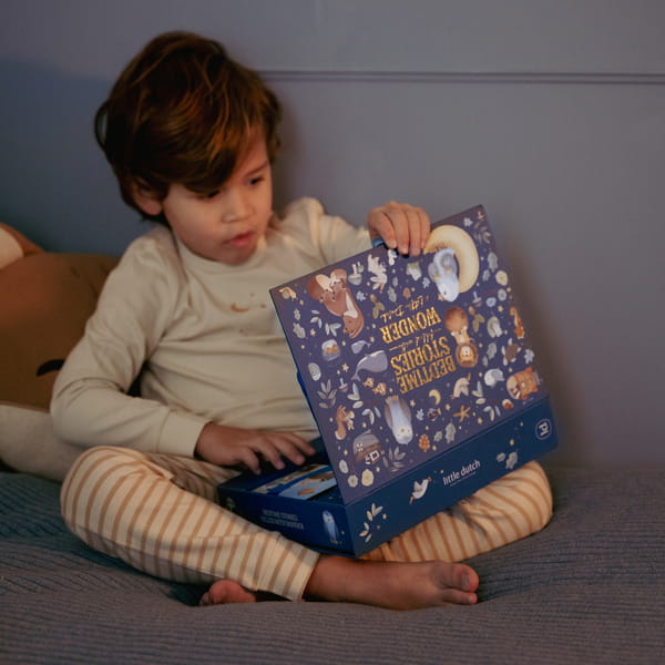 Latarka projektor z bajkami Błękit Little Dutch 7