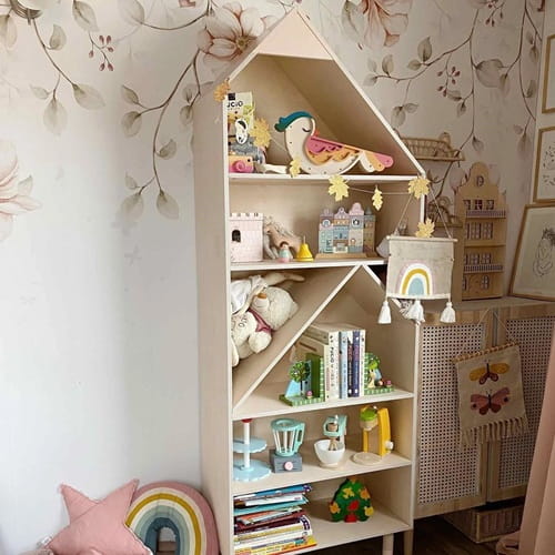 Drewniana Lampka Ptaszek dla dzieci 8