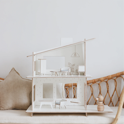 Drewniany domek dla lalek / myszek Willa Zuzanna 5