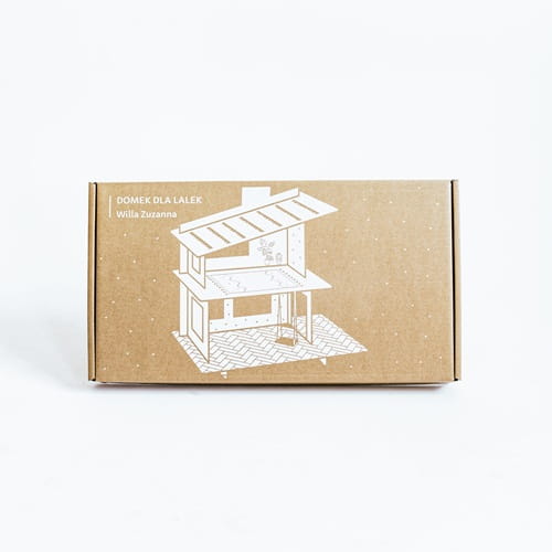 Drewniany domek dla lalek / myszek Willa Zuzanna 7