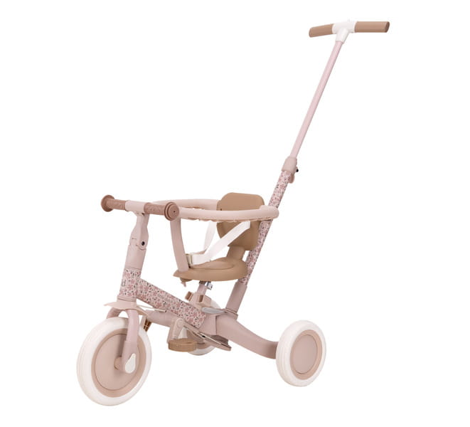 Rowerek trójkołowy biegowy 4w1 z rączką Fairy Floral Little Dutch 13