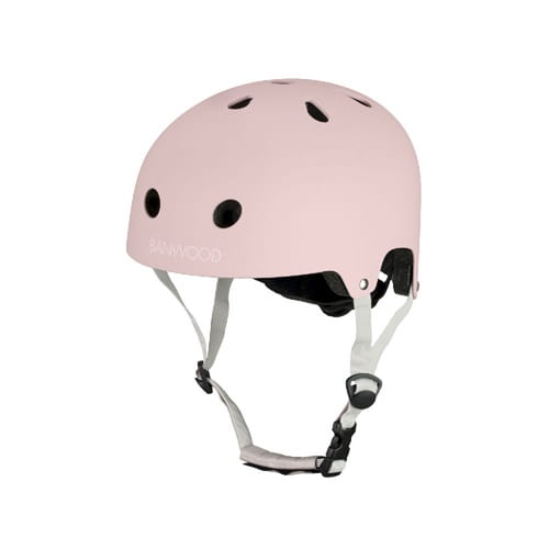 Banwood dziecięcy eco kask rowerowy Faded Pink blady róż