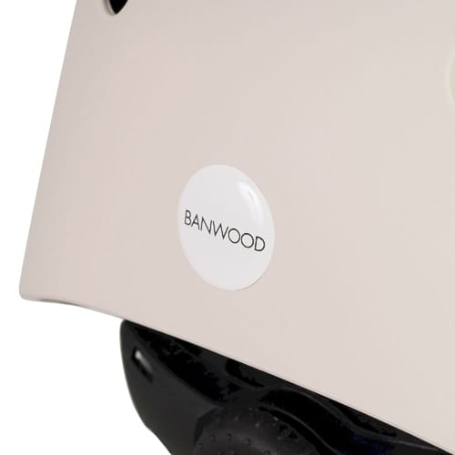 Banwood dziecięcy eco kask rowerowy Ivory kremowy 1