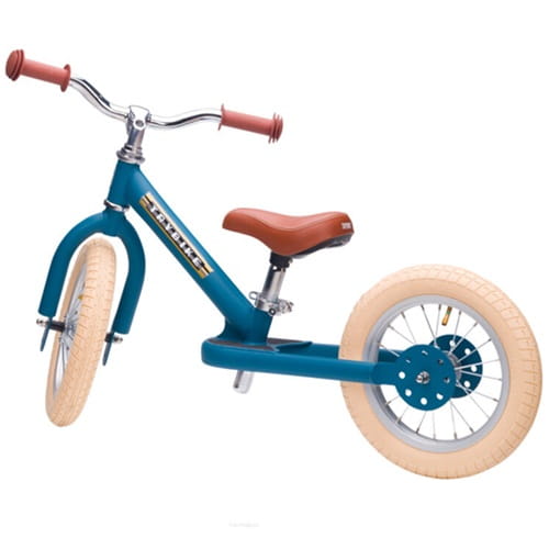 Rowerek trójkołowy biegowy 2w1 niebieski matowy Trybike 1