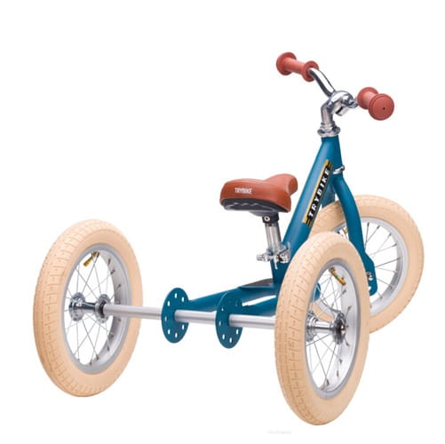Rowerek trójkołowy biegowy 2w1 niebieski matowy Trybike 5