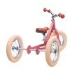 Rowerek trójkołowy biegowy 2w1 różowy matowy Trybike