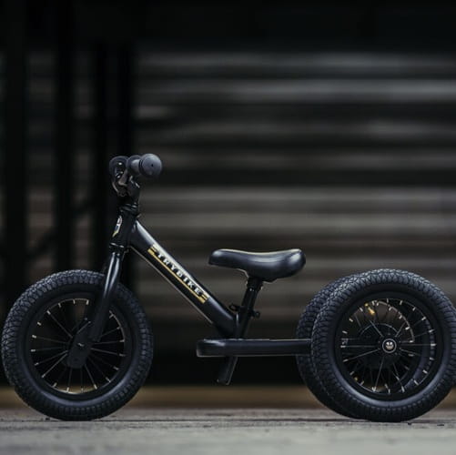 Rowerek trójkołowy biegowy 2w1 czarny matowy Trybike 8