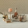 Maileg sofa kanapa lniana dla myszek i króliczków beżowa duża 1