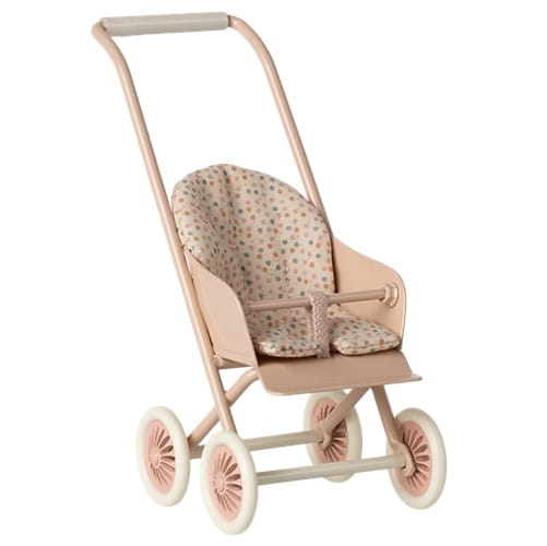Maileg Wózek różowy Stroller Micro Powder dla myszek 2025
