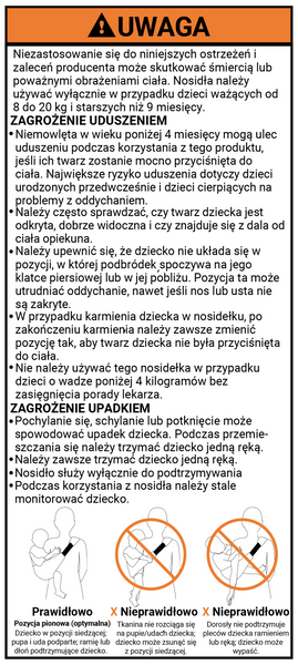 Nosidło wspomagające Fern zielone  7