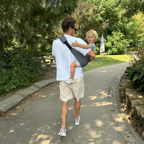 Nosidło wspomagające Iron szare 1